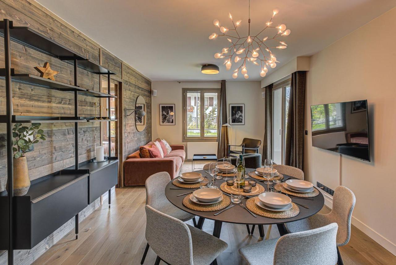 White Pearl A05 Modern Apartment Chamonix Alpes Travel Sleeps 4 To 6 Ngoại thất bức ảnh