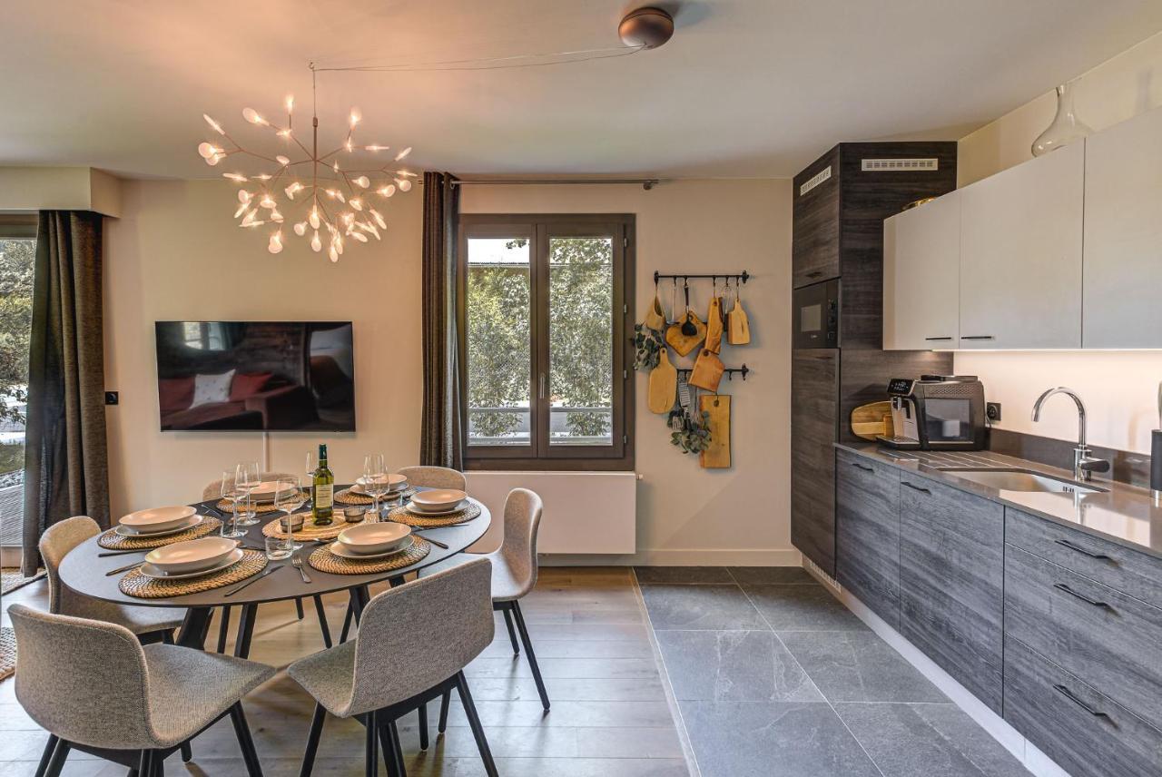 White Pearl A05 Modern Apartment Chamonix Alpes Travel Sleeps 4 To 6 Ngoại thất bức ảnh