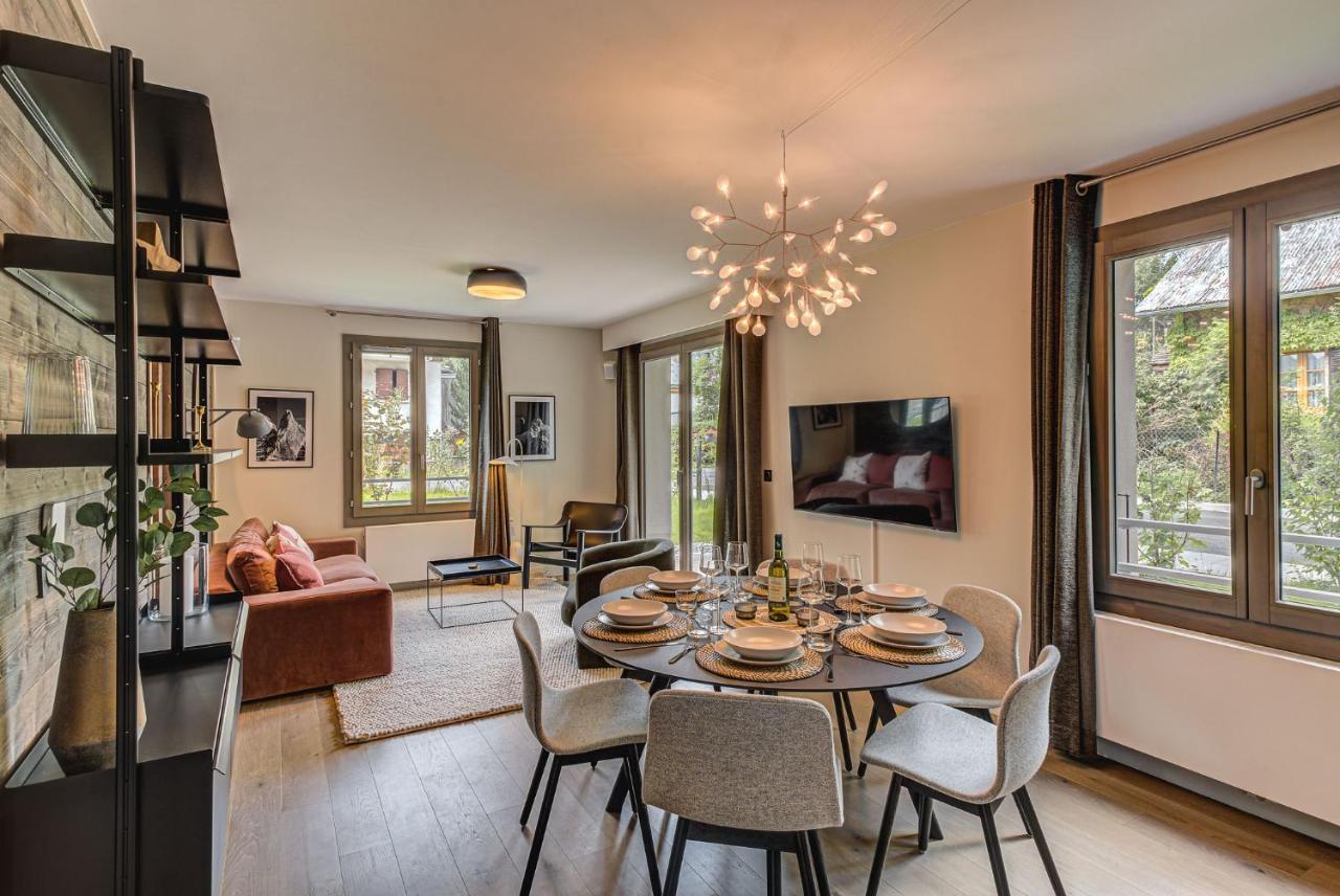 White Pearl A05 Modern Apartment Chamonix Alpes Travel Sleeps 4 To 6 Ngoại thất bức ảnh